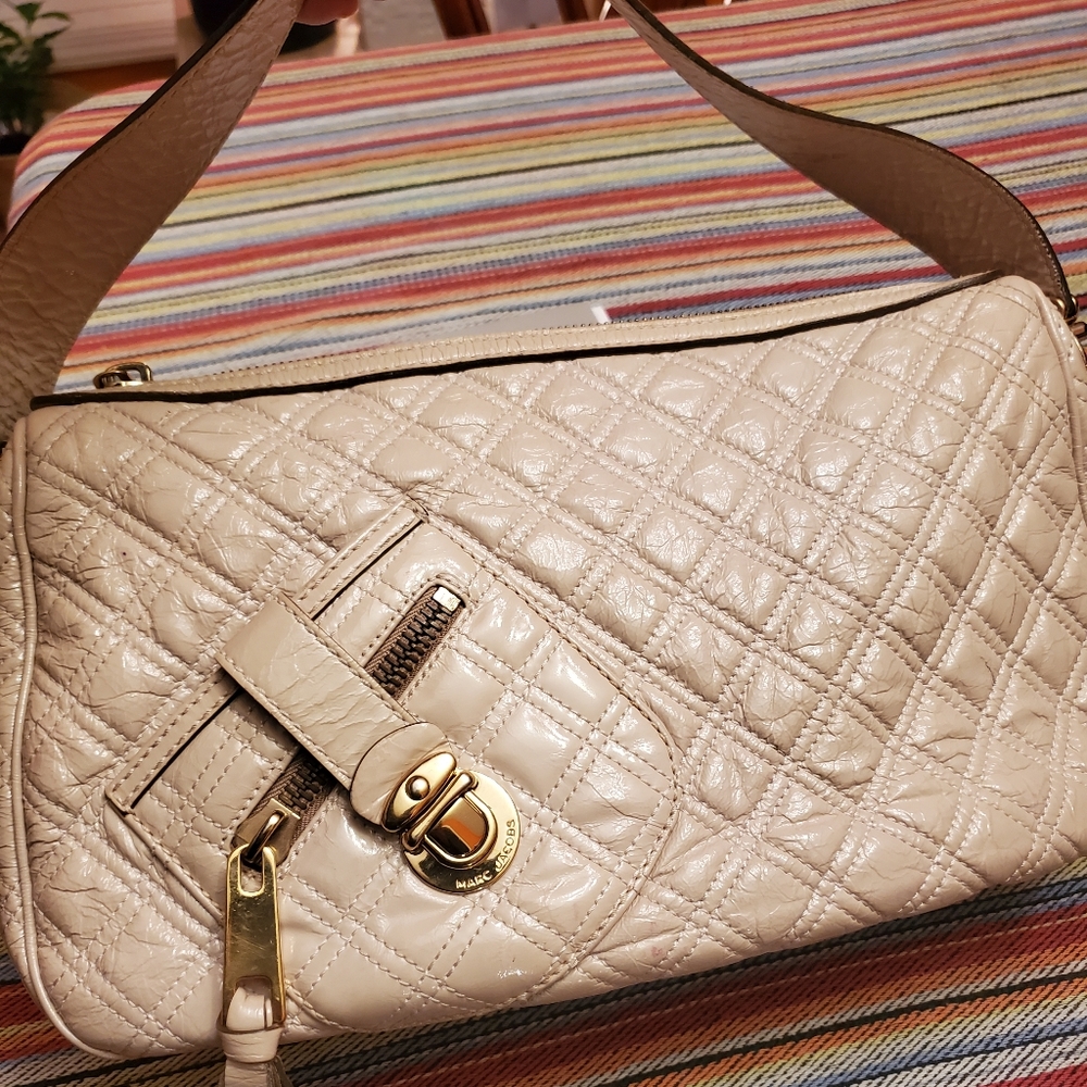 Marc Jacobs hand bag beige color